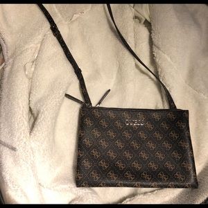 Guess Double Zip Crossbody Bag